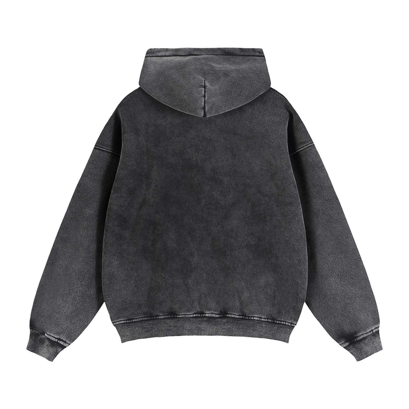 'Heritage Script' Boxy Zip Through Hoodie