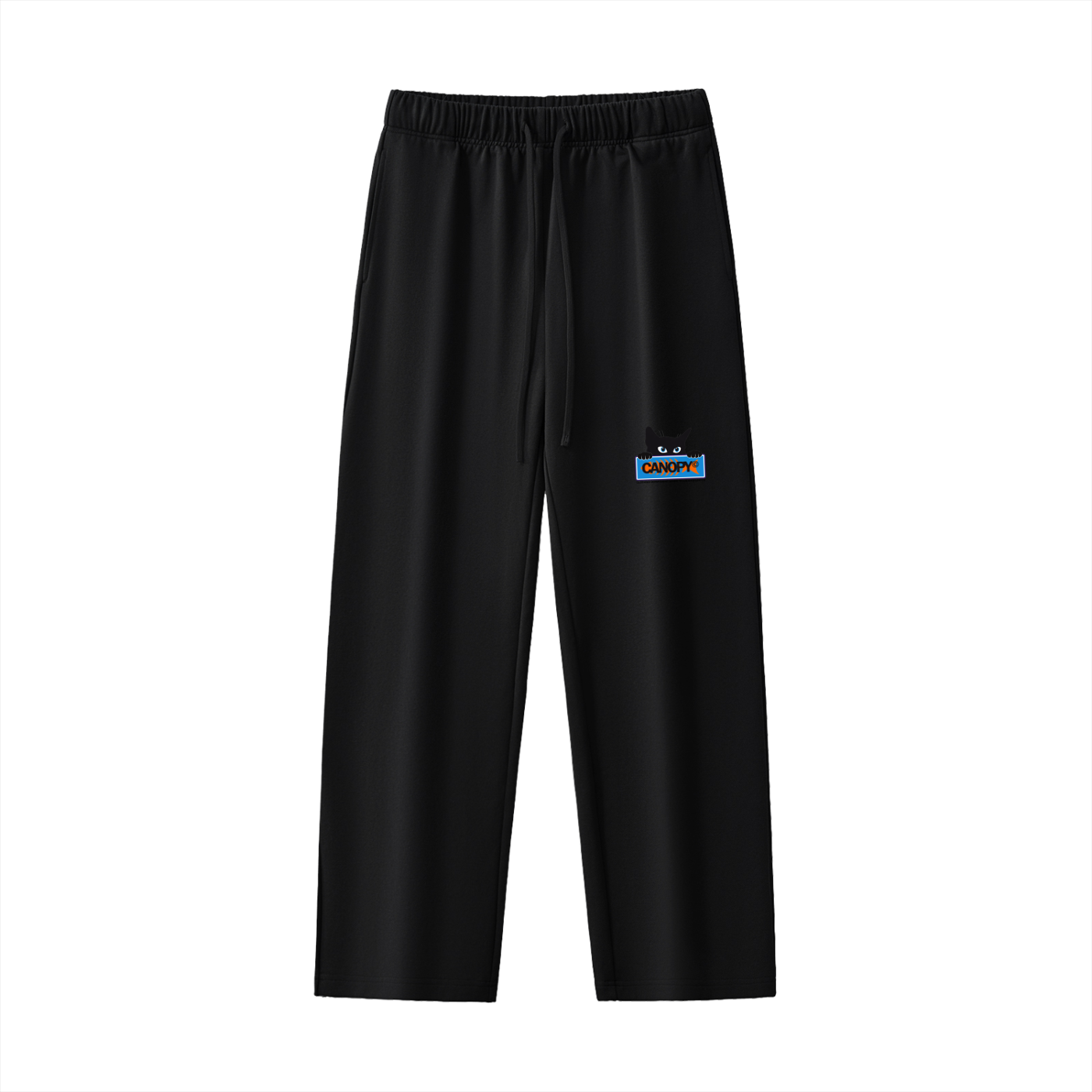 'Peeking Binx' Heavyweight Straight-Leg Sweatpants